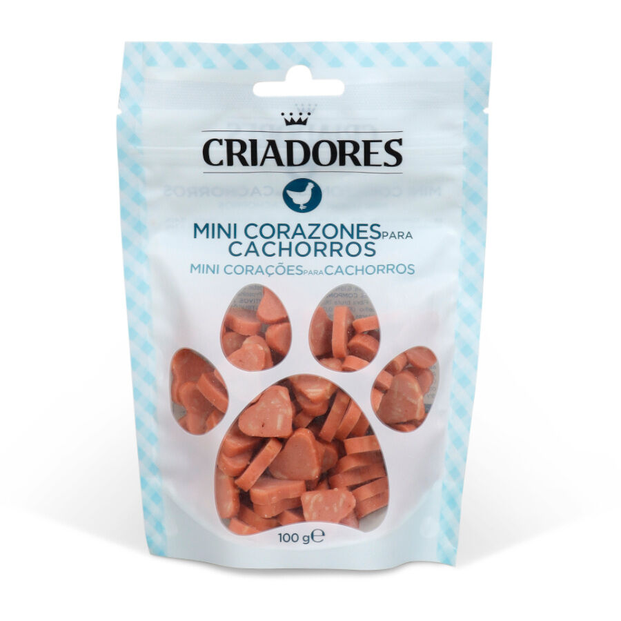 100 g Criadores Snacks Mini Corações para cachorros , , large image number null